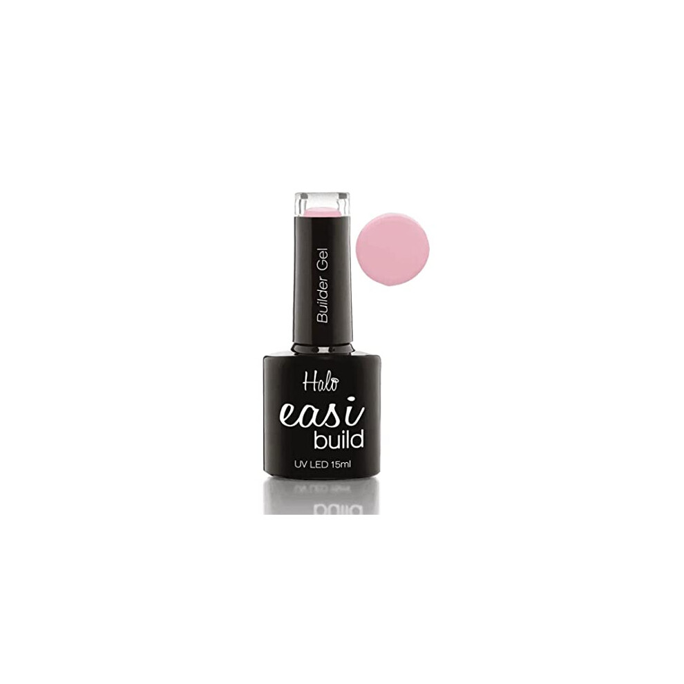 Easibuild Builder Gel 8ml - Dare 2 Bare Pink. UV/LED Builder Gel For Nails, Natural Growth & Nail Strengthener. Nude Pink Builder Gel For Nail Art &