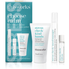 Choose Calm: The Stress Relieving Trio, A Moisturising Hand Cream with Shea Butter and Essential Oils, Mood Boosting Spray and Aromatherapeutic Roller