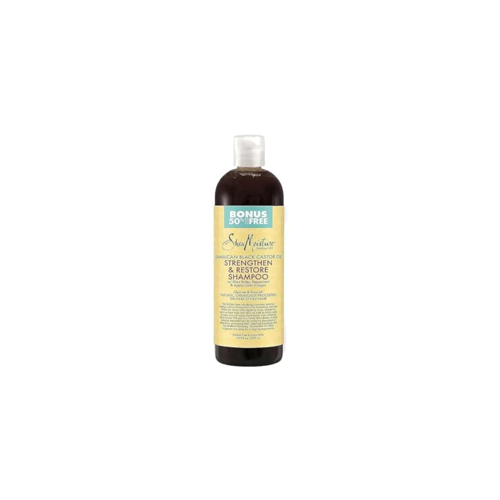 Jamaican Black Castor Oil Strengthen Grow and Restore Shampoo 19.5 fl oz / 577ml - Bigger Size