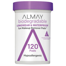 Almay, Augen-Make-up-Entferner-Pads, Langhaltend & Wasserdicht, 120 Pads