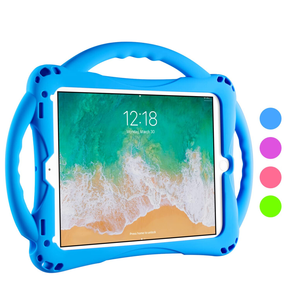 Ipad 6Th Generation Case, Ipad 5Th Generation Case, Topesct Kids Case For New Ipad 2017/2018 9.7 Inch Built-In Handle Stand, Comes With A Strap 191094218829