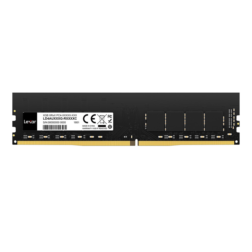 UDIMM DDR4 RAM 8GB, 3200 MHz RAM DDR4, 288-pin U-DIMM desktop memory, PC RAM module upgrade, high-performance memory (LD4AU008G-B3200ASST)