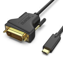 USB C to DVI Cable, 1.8 Meter Type-C(Thunderbolt 3) to DVI Cable Compatible for MacBook Pro 2019/2018/2017, Samsung Galaxy S9/S8, Surface Book 2, Dell