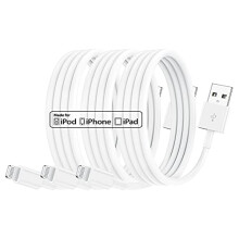 3 Pack Apple MFi Certified iPhone Charger Cable 1m, Apple Lightning to USB Cable Cord 1 metres Fast Charging Apple Phone Long Chargers for iPhone13/12
