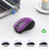 TeckNet Bluetooth Mouse, 4800DPI Wireless Mouse Computer Silent Click USB Mice Bluetooth 3.0/5.0 and 2.4GHz Connectivity Mouse with 6 Adjustable DPI, 30 7