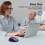TeckNet Bluetooth Mouse, 4800DPI Wireless Mouse Computer Silent Click USB Mice Bluetooth 3.0/5.0 and 2.4GHz Connectivity Mouse with 6 Adjustable DPI, 30 4