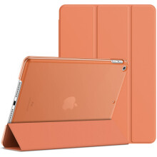 Custodia per iPad 9/8/7 (10,2 pollici, modello 2021/2020/2019, 9a/8a/7a generazione), accensione/spegnimento automatici (Papaya)