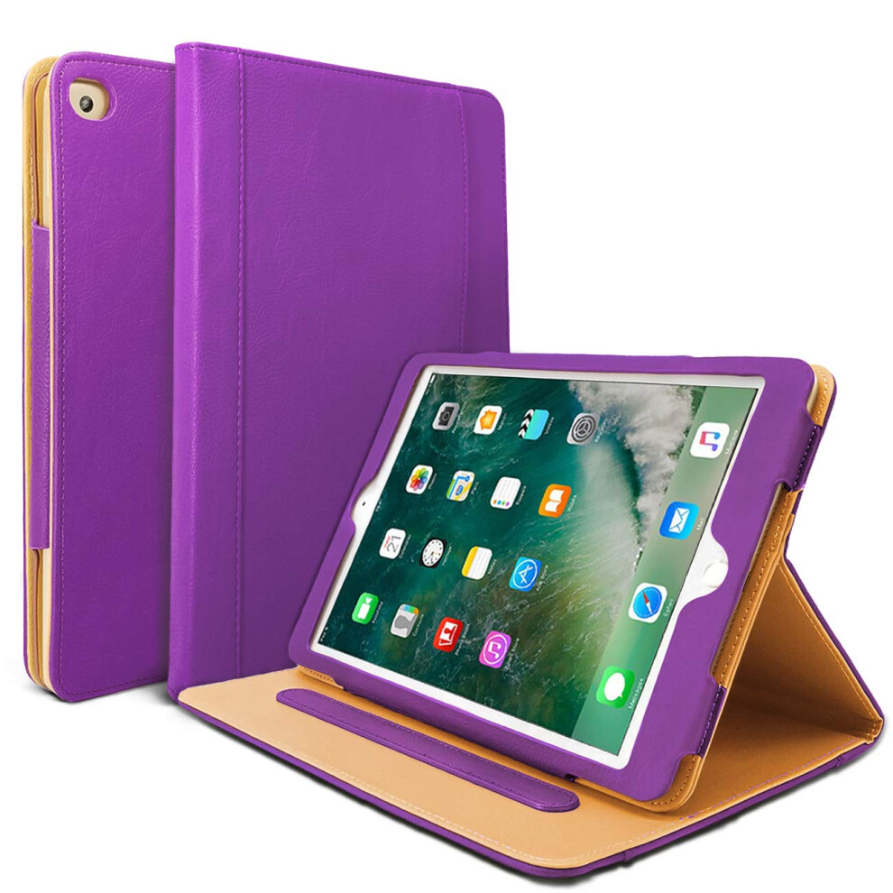 New iPad 2018/2017 9.7 Inch Case 5th/6th Generation Auto Sleep/Wake Cover Stand Folio Cover Case For Apple iPad 9.7 inch, Also Fit iPad Air 2 / iPad