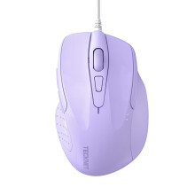 USB Wired Mouse, 6400 DPI Mice 4 Adjustable DPI with 6-Button Corded Mouse, Optical Computer Mouse with Ergonomic Design for Laptop, Chromebook, PC,