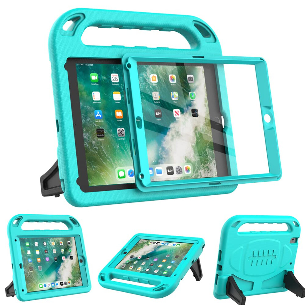 Kids Case For New Ipad 9.7 2018/2017 With Built-In Screen Protector, Weight Shock Proof Handle Stand Kids Case For Ipad 9.7 2017/2018 Ipad Light 6921407732797