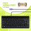 PERIBOARD-409P Wired PS2 Mini Keyboard, Black, UK Layout 3