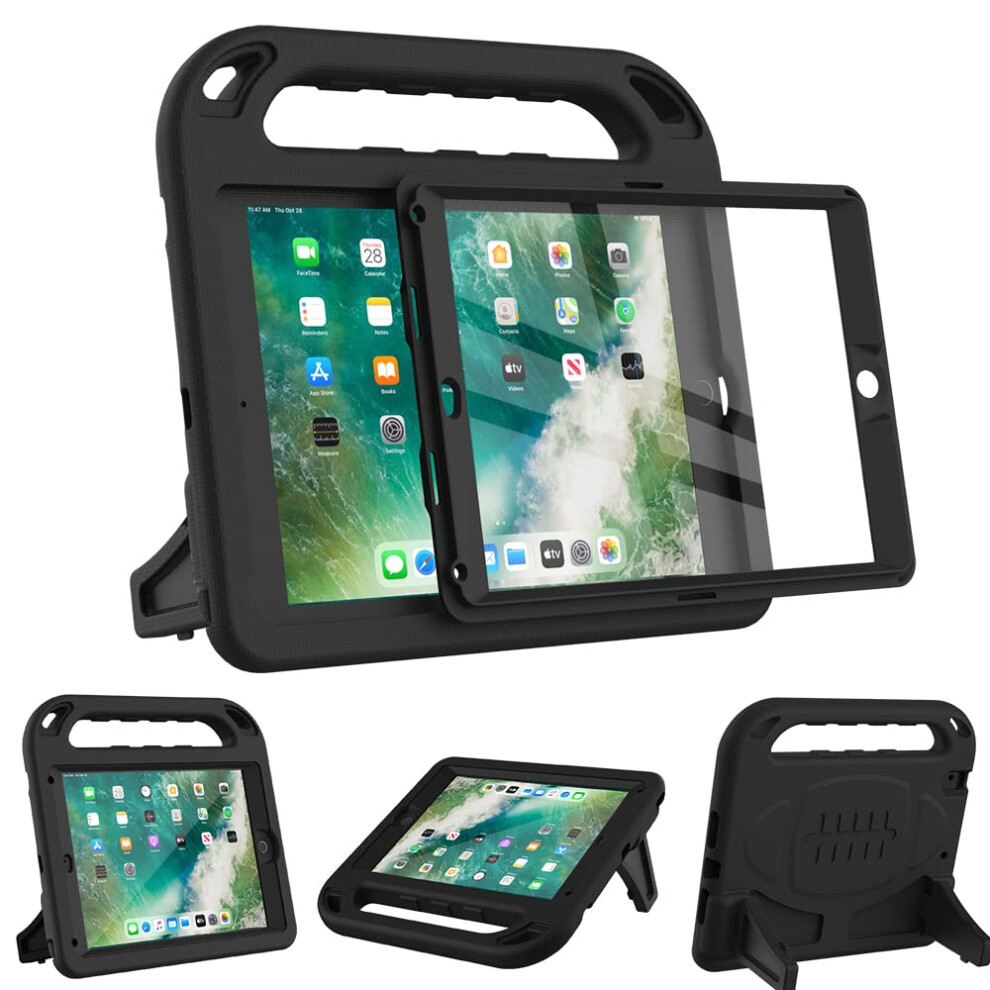 Kids Case For New Ipad 9.7 2018/2017 With Built-In Screen Protector, Weight Shock Proof Handle Stand Kids Case For Ipad 9.7 2017/2018 Ipad Light 6921407732391