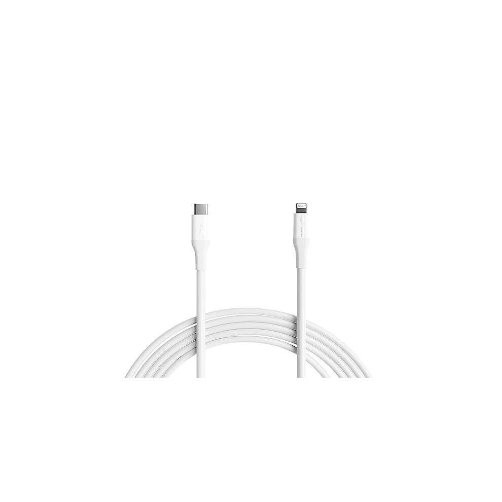 USB 2.0 Type-C To Lightning Cable (MFi Certified), 3 m, White