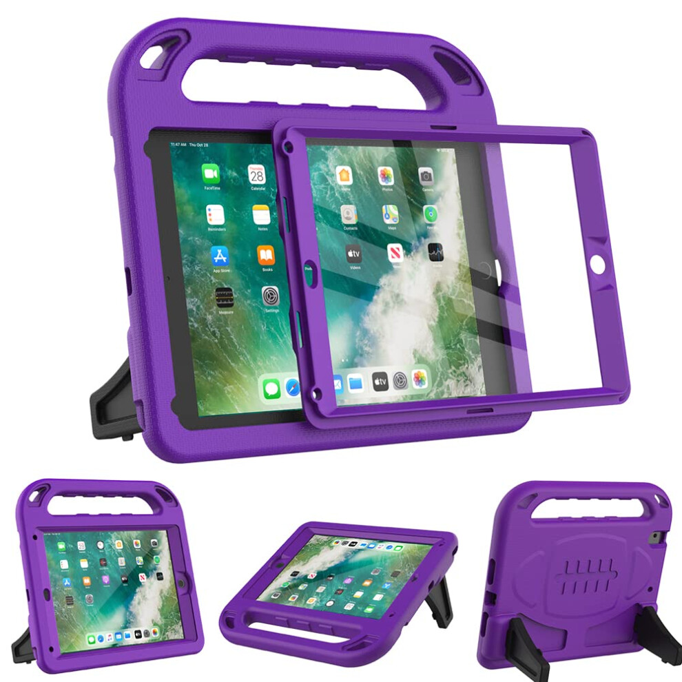 Kids Case For New Ipad 9.7 2018/2017 With Built-In Screen Protector, Weight Shock Proof Handle Stand Kids Case For Ipad 9.7 2017/2018 Ipad Light 6921407732438