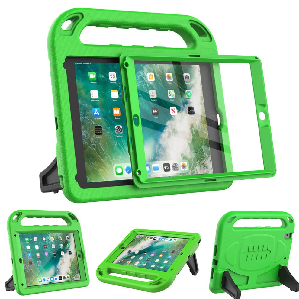 Kids Case For New Ipad 9.7 2018/2017 With Built-In Screen Protector, Weight Shock Proof Handle Stand Kids Case For Ipad 9.7 2017/2018 Ipad Light 6921407732414