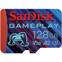 128GB GamePlay microSD card for Mobile/Handheld Gaming, up to 190MB/s