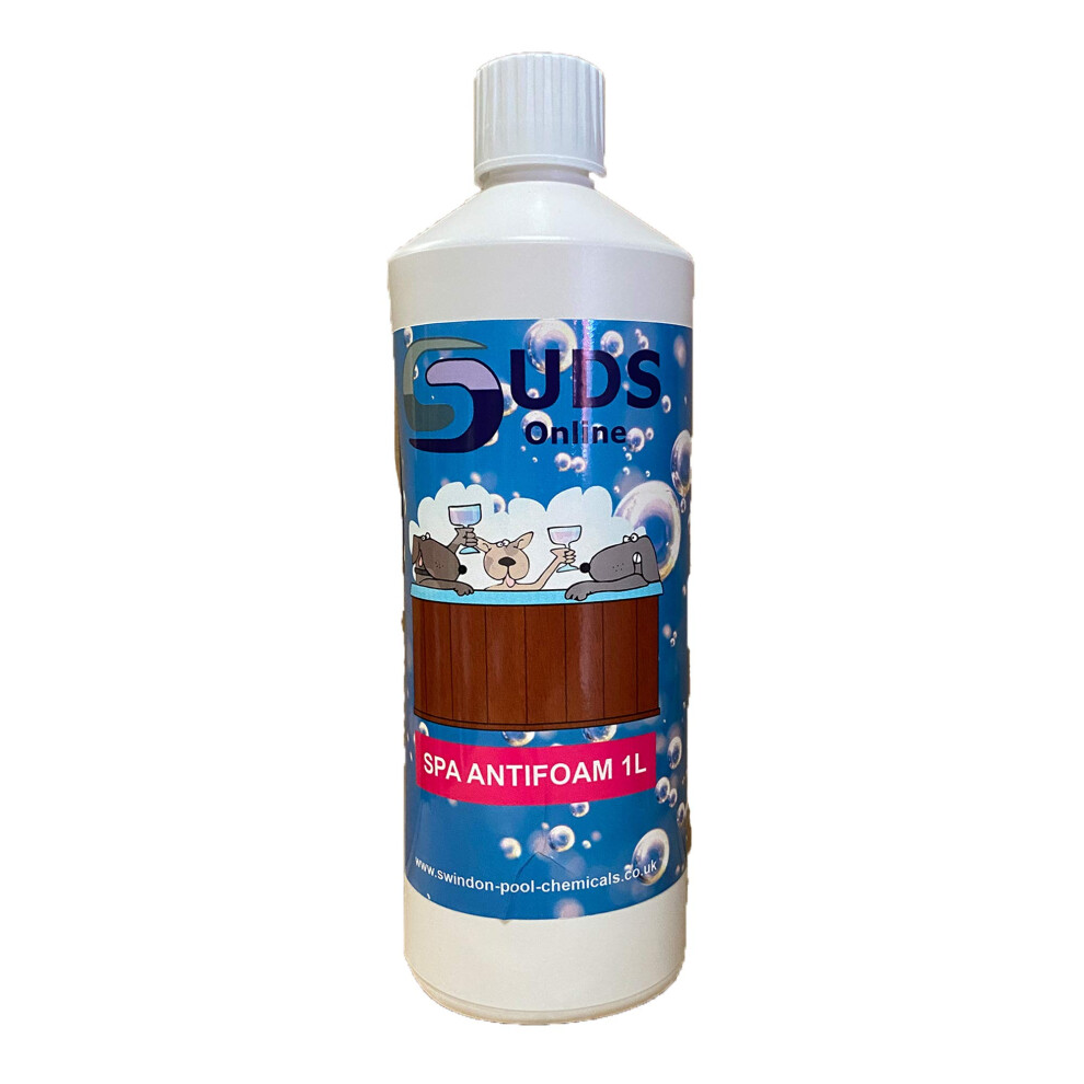 1 LITRE No Foam Away Anti Foamer Fix Foaming Chemicals Hot Tub Spa Hot tub Spas - High Concentrate