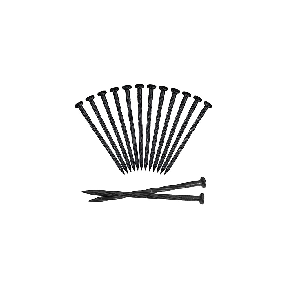 Garden Edging,Plastic Edging Spikes,8 Inch Plastic Garden Anchoring Spikes, Landscape Edging Stakes Suitable For Paver Edging, Weed Barrier, Turf, 768177208253