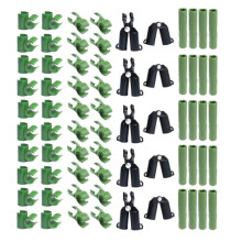 70Pcs Clip Conector Ajustável para Treliça de Plantas Jardim 11mm