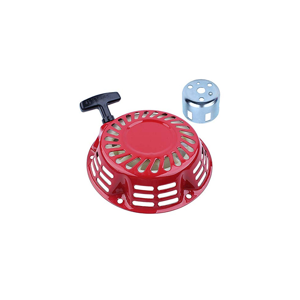 Pull Start Assembly For Gx120 Gx160 Gx200 Gx140 5.5Hp 6.5Hp Engine, Pull Cord Assembly With Starter Cup Pull Start Replacement Parts Recoil Starter 712804534277