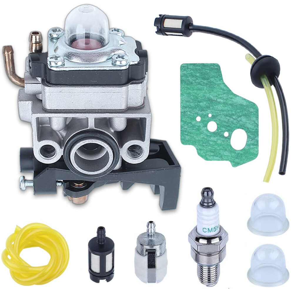 Carburettor Carb Kit For Honda Gx35 Gx25 Fg110 Hht25 Hht35, Adefol Carburetor + Gasket + Fuel Filter + Air Filter + Spark Plug + Primer Bulb Engine 712804549158