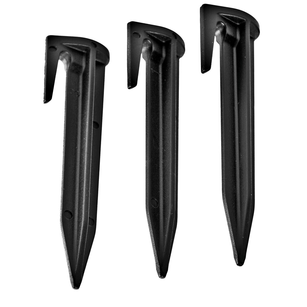 Worx Wa0179 Ground Pegs For Securing Boundary Wire For Landroid Mowing Robot – Pack Of 1 Black