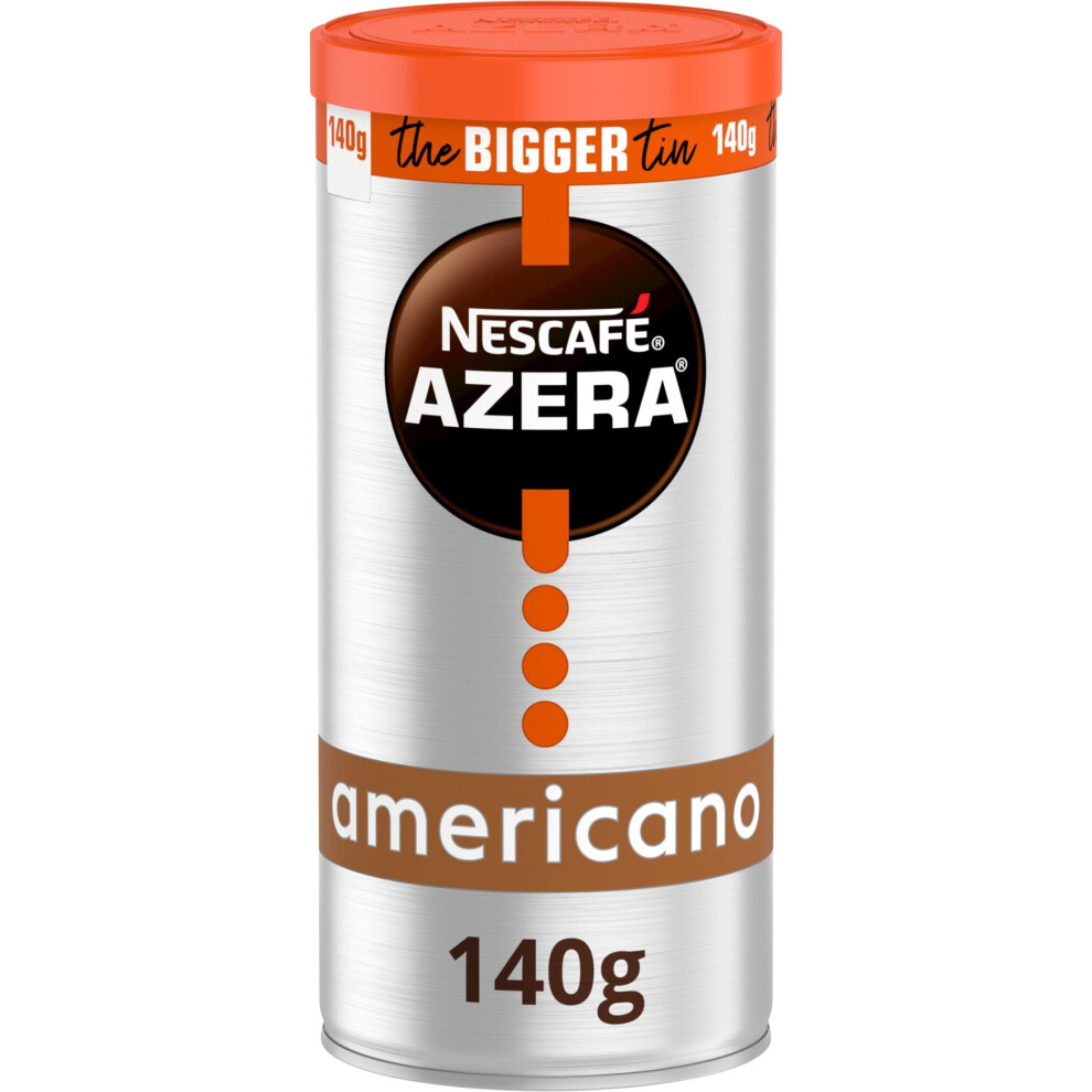 Nescafe Nescafé Azera Americano Instant Coffee 140 G - Be Your Own Barista With Robusta & Arabica Blend, Fruity Aroma, 77 Mugs