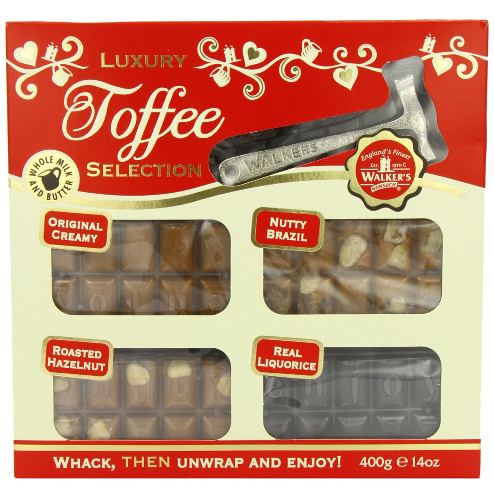 Nonsuch Toffee Selection With Hammer 400 g (Pack of 2)