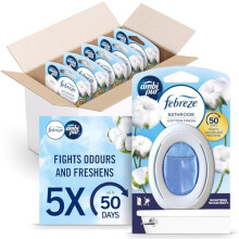 Bathroom Air Freshener, Odour Eliminator, Cotton, 5 count