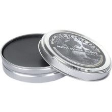 Leder-Glos High Shine Gloss Leather Polish For Boots, 80g Tin (Black)