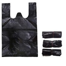 300Pcs Women Sanitary Disposal Black Bin Bags Small Bin Liners for Bathroom Sanitary Napkin Rubbish,Plastic Bags with Handles for Home Kitchen Garbage