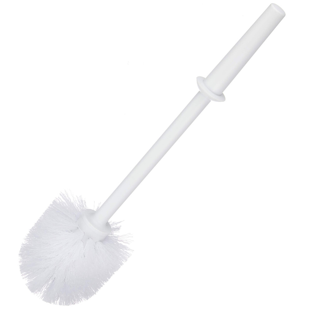 Toilet Brush, Replacement Brush for Toilet Brush with Holder - White, 37.2 cm, (325427)