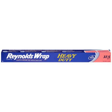 Heavy Duty Foil | Aluminium Kitchen Foil | Tin Foil for Cooking, BBQ, Roasting | Pack of 1 Roll, 457mm x 7.62m Packaging May Vary