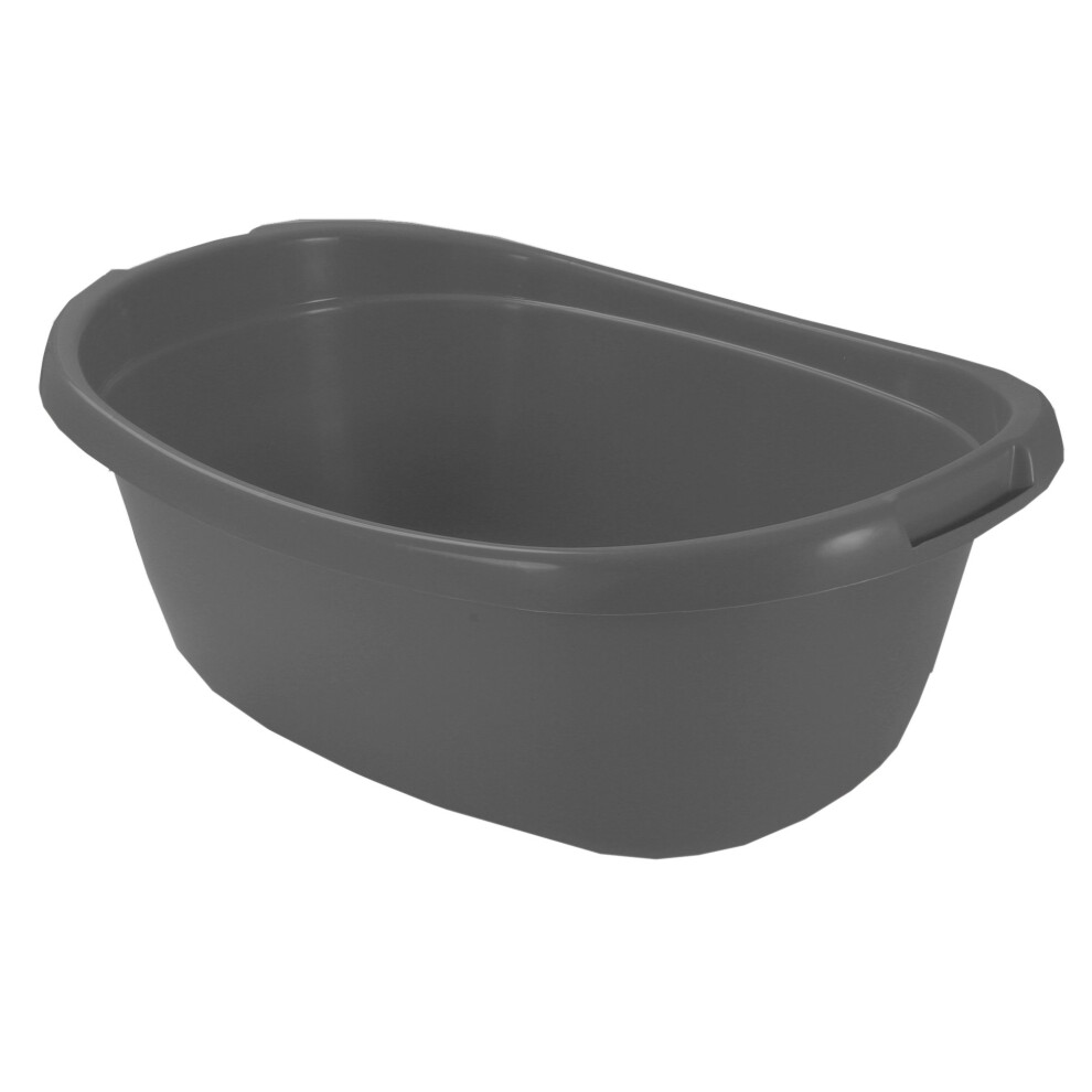 Oval Tub, Anthracite, 35 x 25 x 10 cm