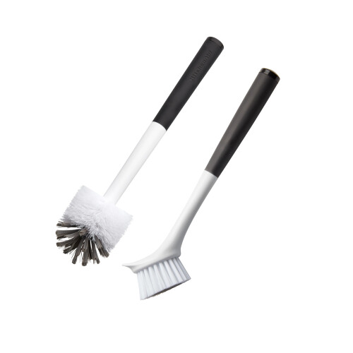 KitchenAid Cleaning Brush Set, Black/White, 29.5 x 12 x 6.8cm