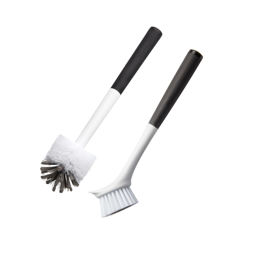 Cleaning Brush Set, Black/White, 29.5 x 12 x 6.8cm