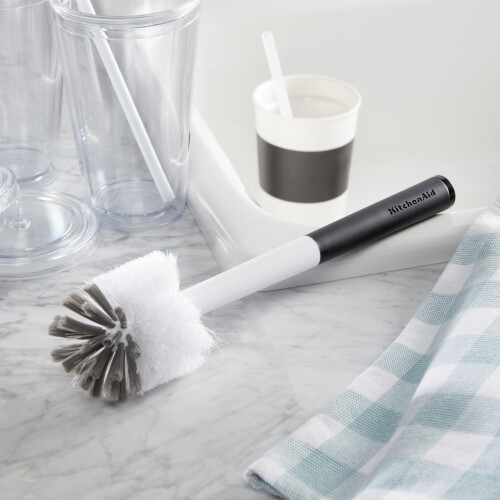 KitchenAid Cleaning Brush Set, Black/White, 29.5 x 12 x 6.8cm 1