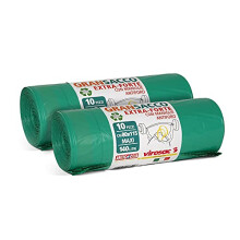 - Gransacco - Robust, Durable Bags Ideal for Gardening. Equipped with Practical Handles - 20 Green Bags 80x115 cm