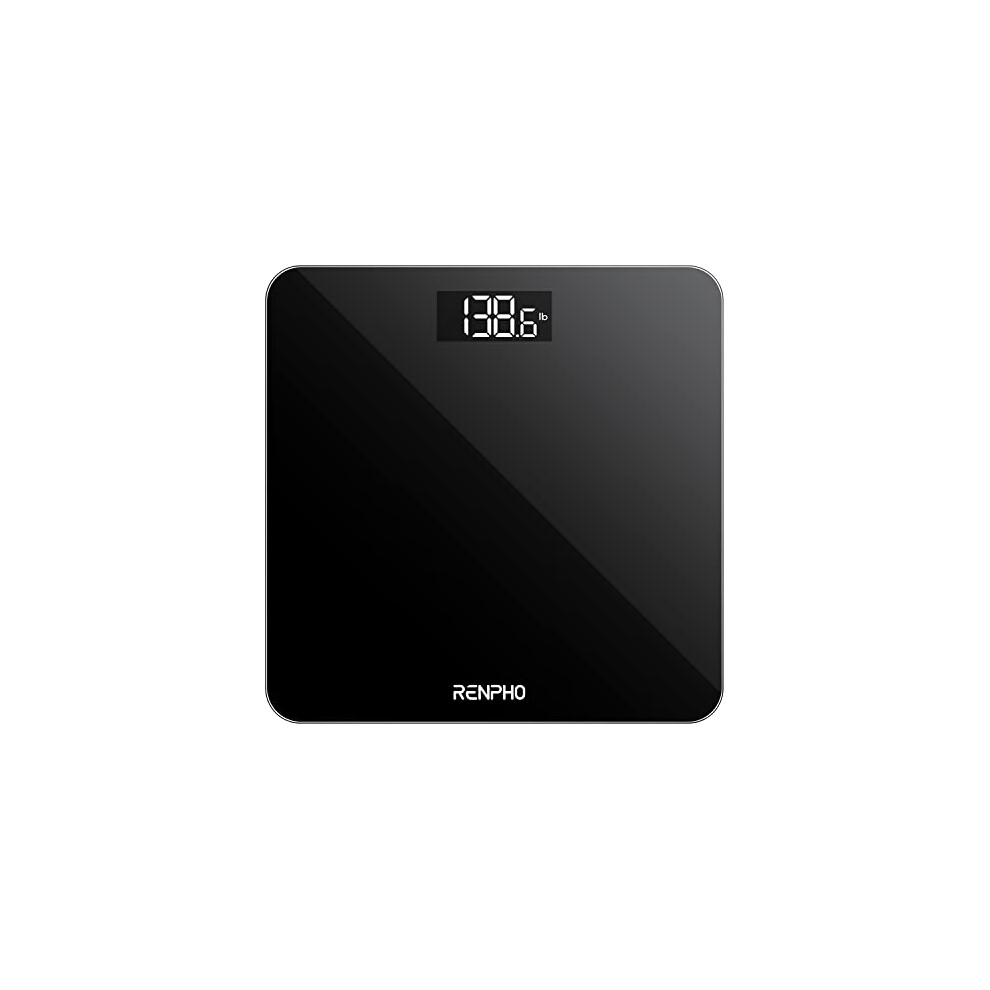 Digital Bathroom Scales for Body Weight, Weighing Scale Electronic Bath Scales with High Precision Sensors Accurate Weight Machine for People, LED