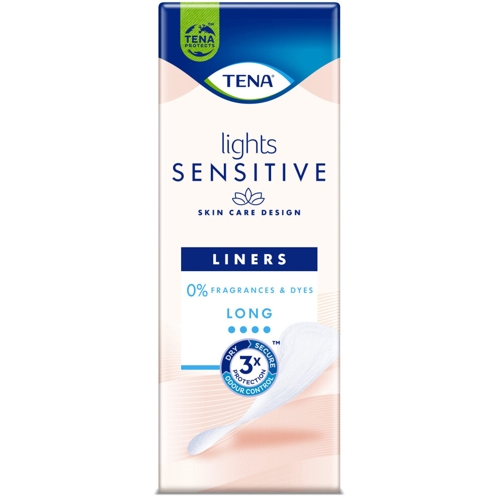 Lights by TENA Long Liners (2 Packs of 20)