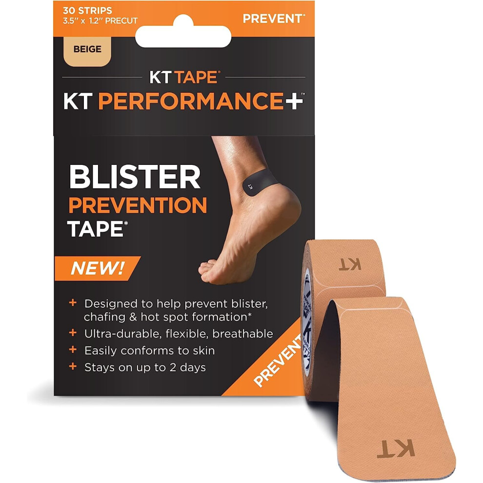 KT Blister Prevention Tape Precut â 30 Stripes / 9cm - Athlete Blister Plaster - Prevent Abrasion Injuries â Ultra-Durable â Flexible â