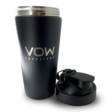 Premium Stainless Steel Matt Black Protein Shaker | Durable Water Bottle, Leak Proof, Dishwasher Safe, 750ml (Matt Black)