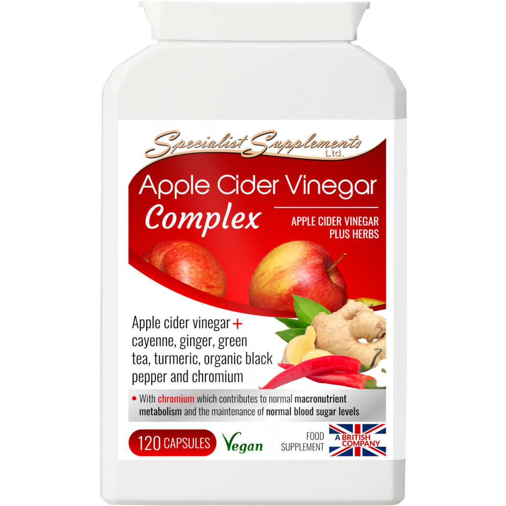 Specialist Supplements Apple Cider Vinegar Complex, 120 Capsules