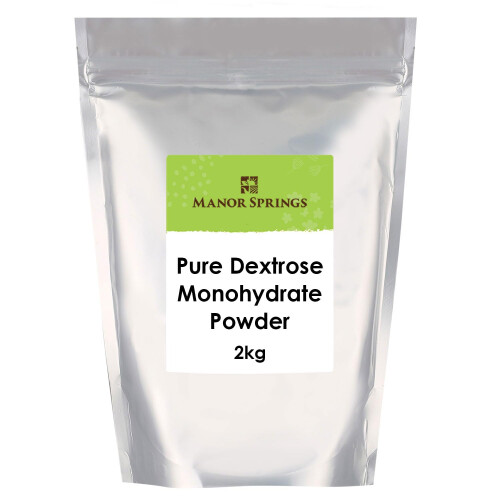 Pure Dextrose, Carbohydrate Powder 2kg, by Manor Springs