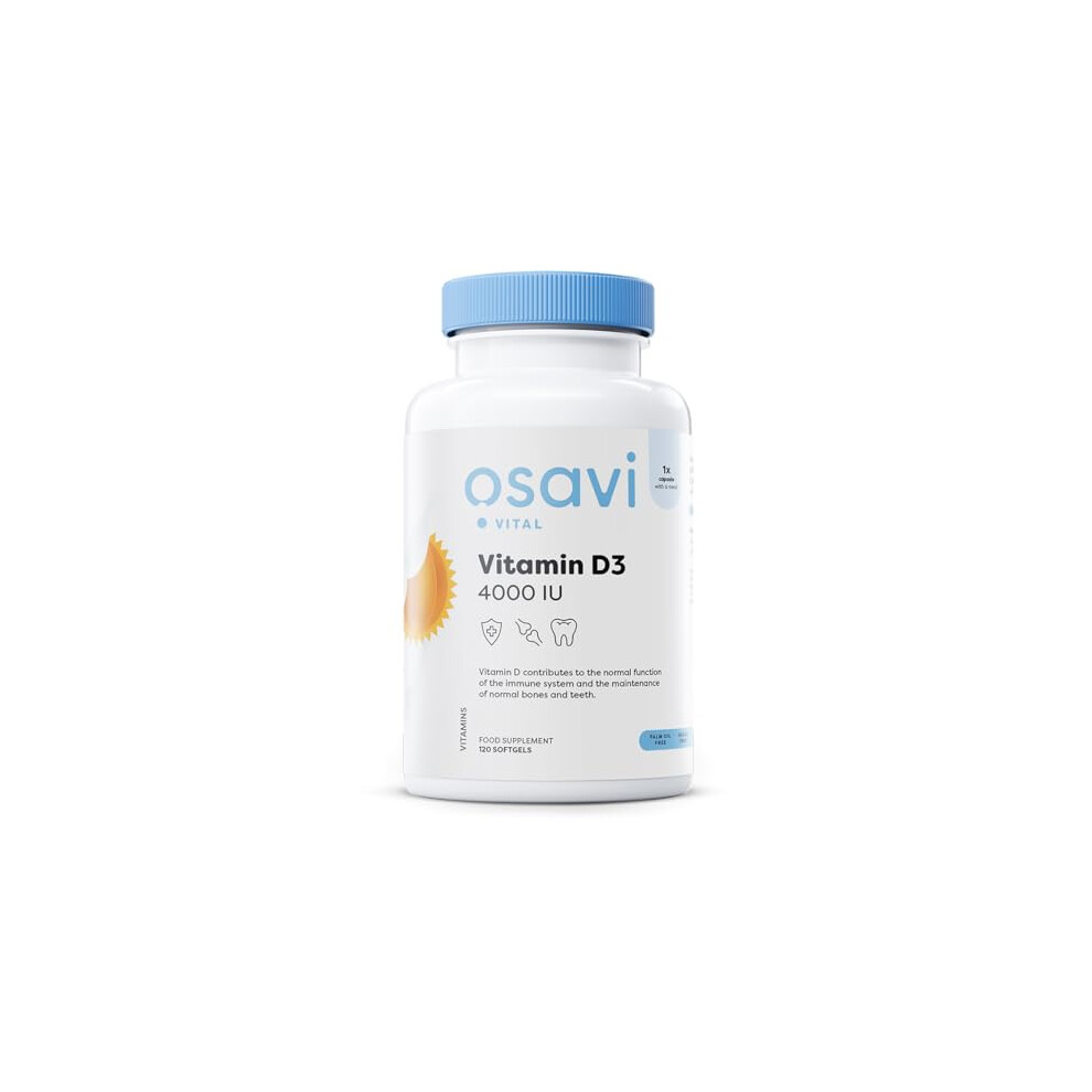 Osavi Vitamin D3, 4000Iu - 120 Softgels