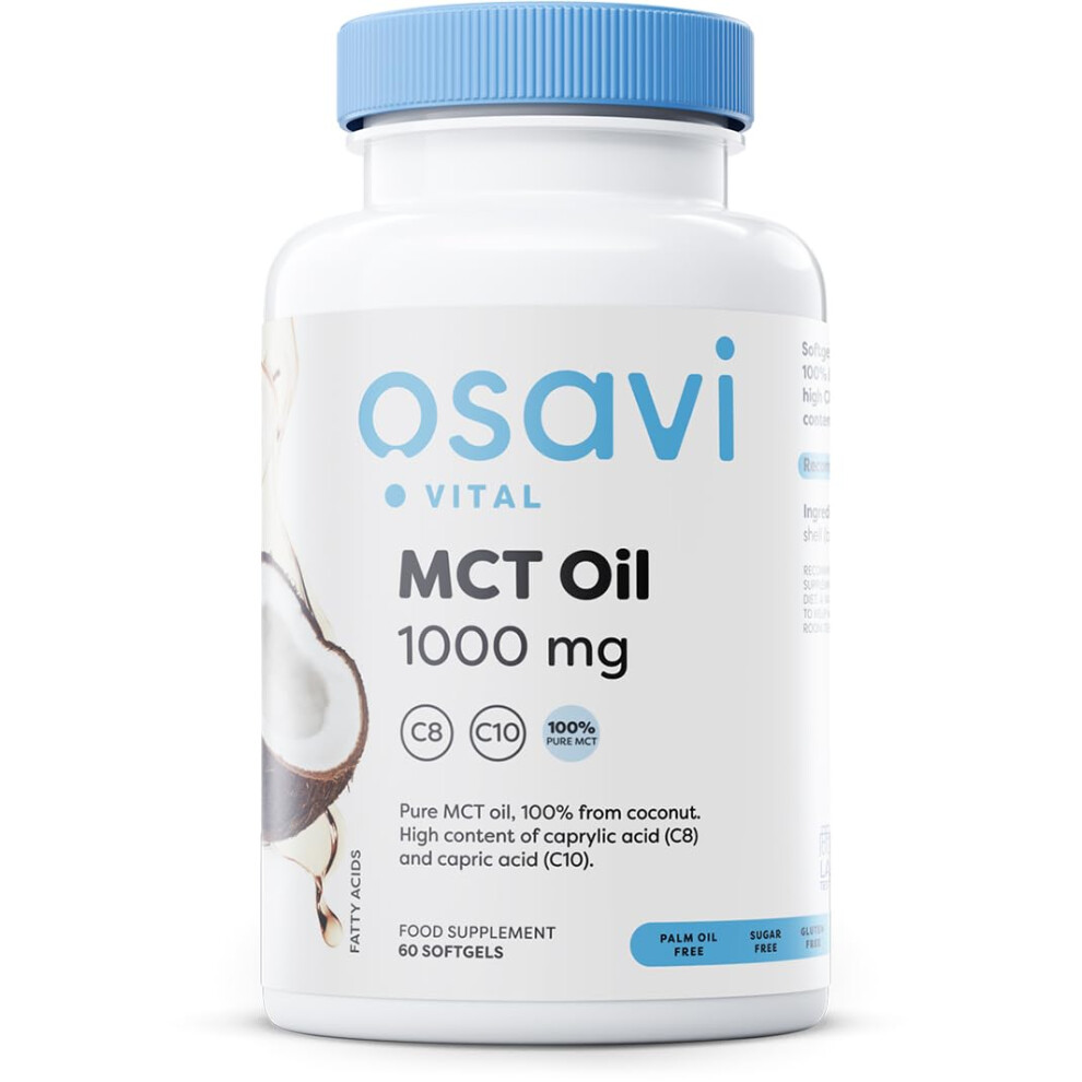 Osavi Mct Oil, 1000Mg - 60 Softgels