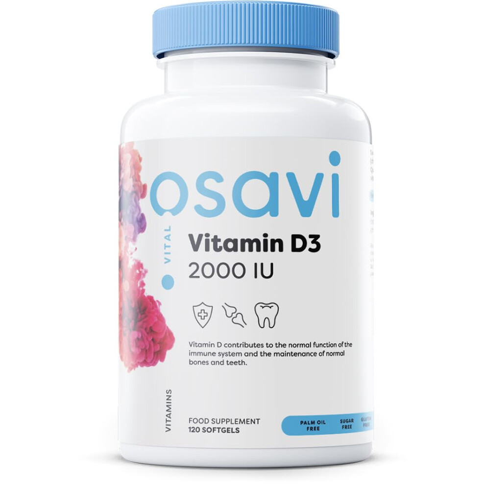 Osavi Vitamin D3, 2000Iu - 120 Softgels