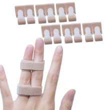 Finger Buddy Wraps, 12 Pcs of Finger Tape for Jammed, Swollen, Dislocated finger Joint, Finger Brace Splints for Curled Finger, Broken Finger