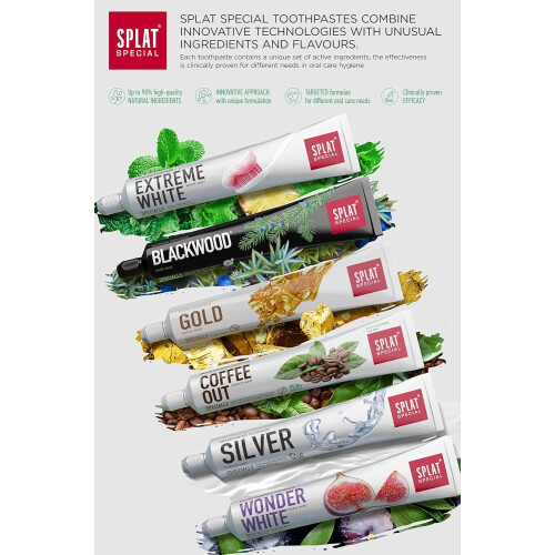 SPLAT Special Charcoal Toothpaste - Natural Mint Flavor - 75ml 1