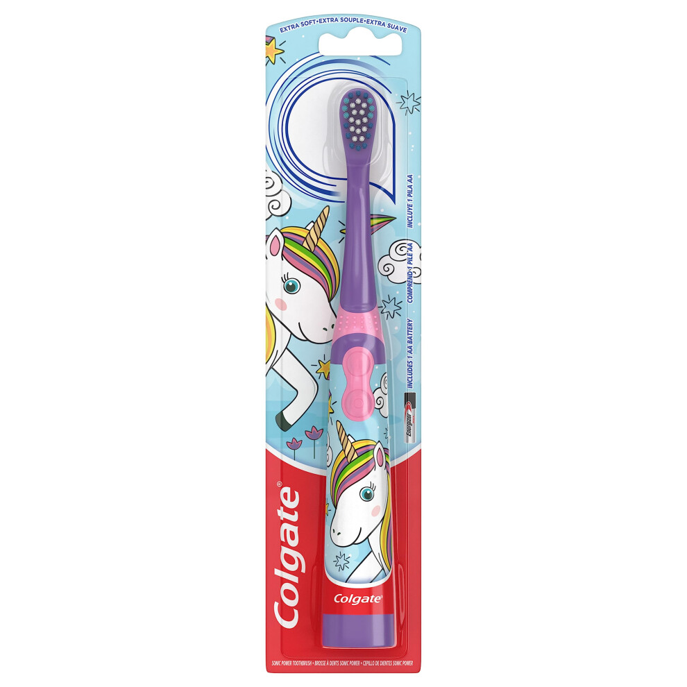 Kids Battery Powered Toothbrush, Unicorn, 1 count